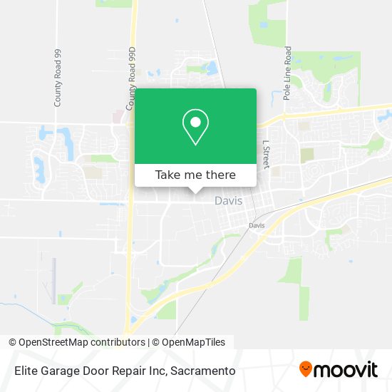 Elite Garage Door Repair Inc map