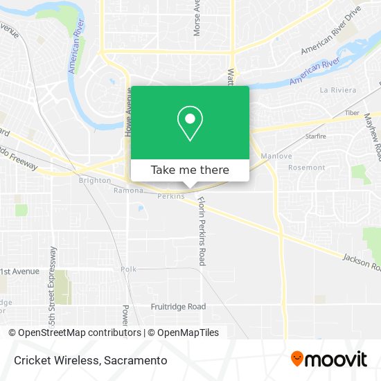 Cricket Wireless map