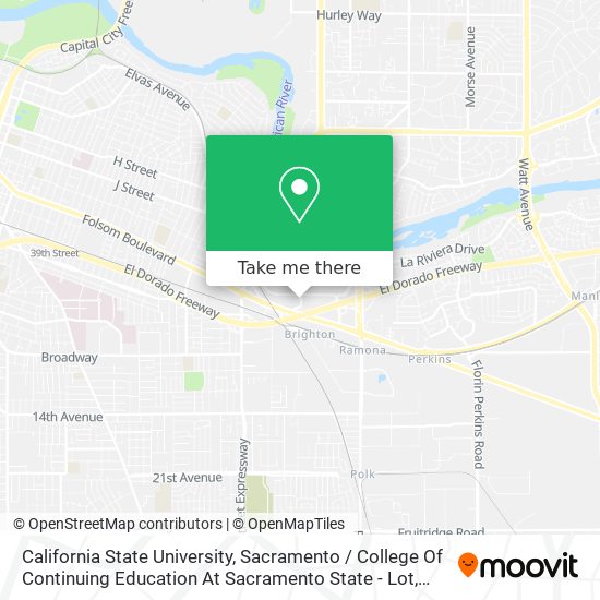 California State University, Sacramento / College Of Continuing Education At Sacramento State - Lot map