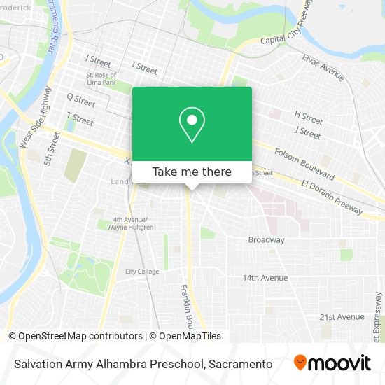 Mapa de Salvation Army Alhambra Preschool