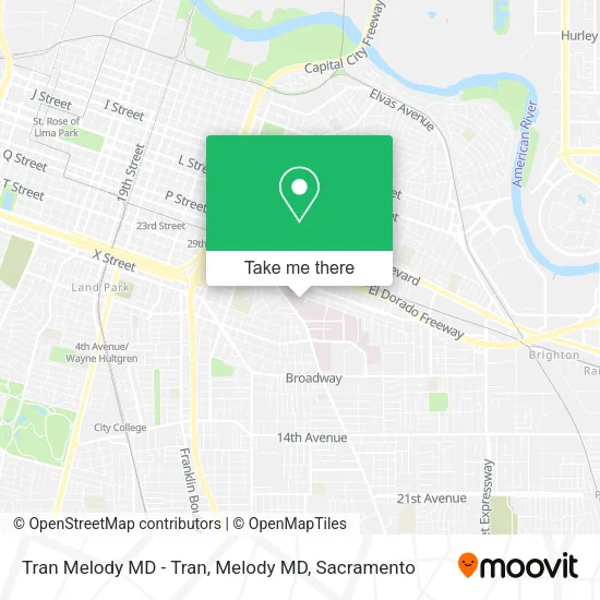 Tran Melody MD - Tran, Melody MD map