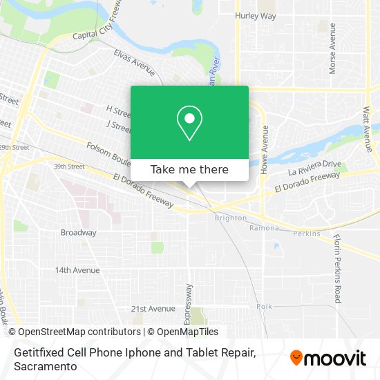 Mapa de Getitfixed Cell Phone Iphone and Tablet Repair