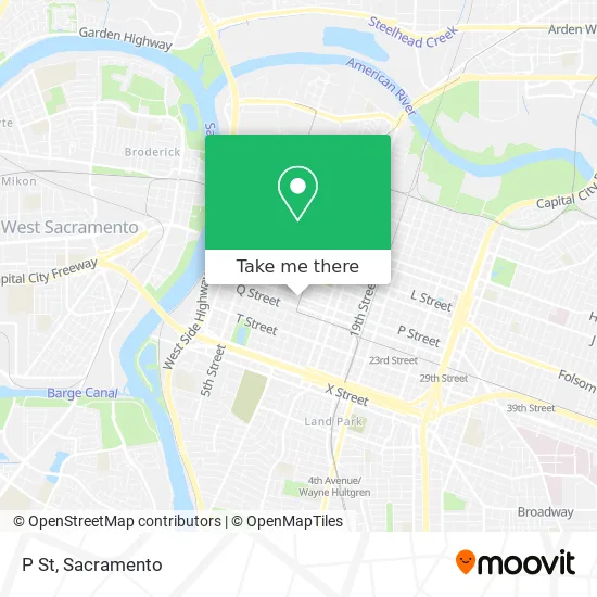 Mapa de P St