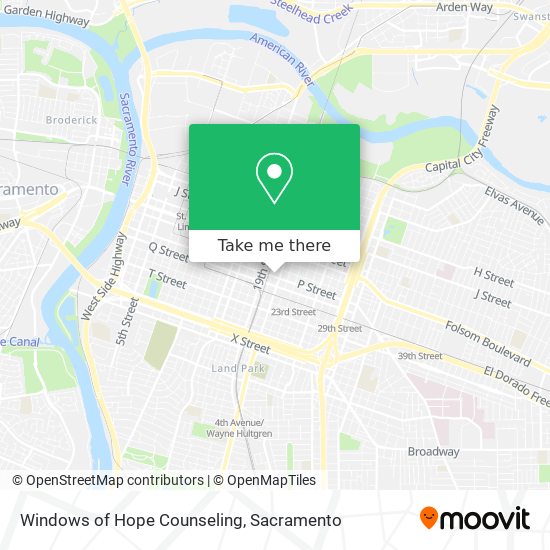 Windows of Hope Counseling map