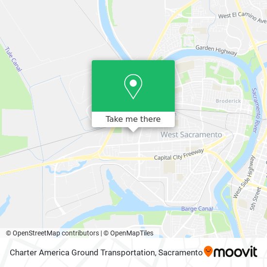 Charter America Ground Transportation map