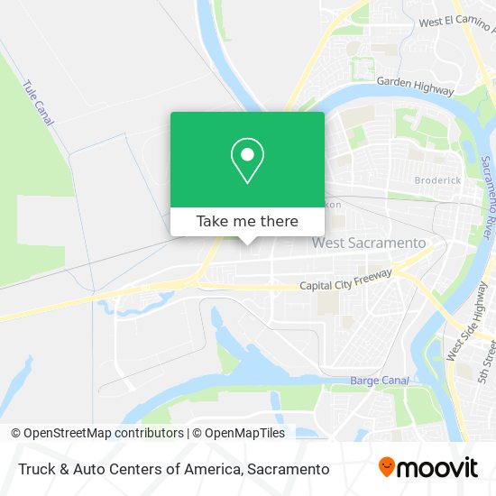 Truck & Auto Centers of America map