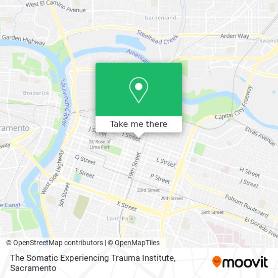 Mapa de The Somatic Experiencing Trauma Institute