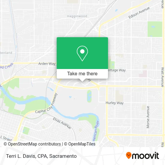 Terri L. Davis, CPA map