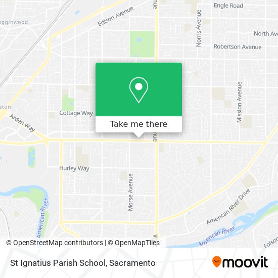 Mapa de St Ignatius Parish School