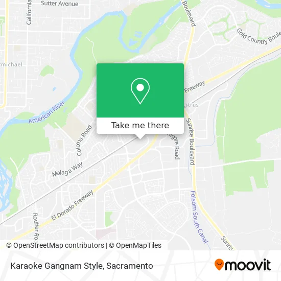 Mapa de Karaoke Gangnam Style