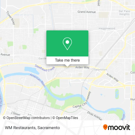 WM Restaurants map