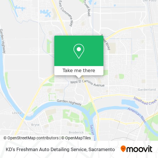 KD's Freshman Auto Detailing Service map