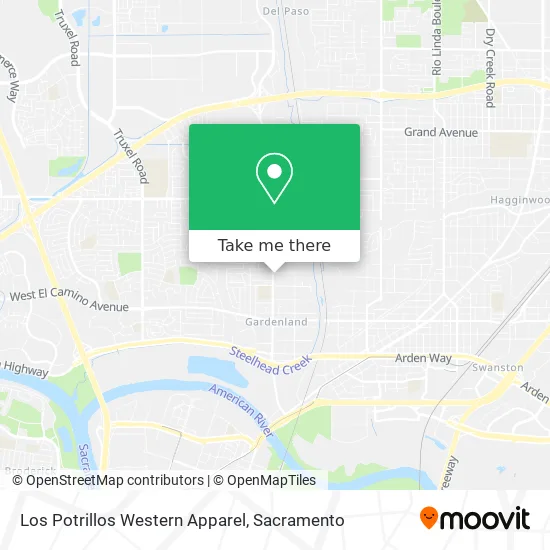 Los Potrillos Western Apparel map