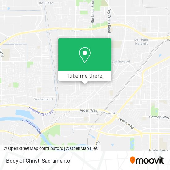 Body of Christ map