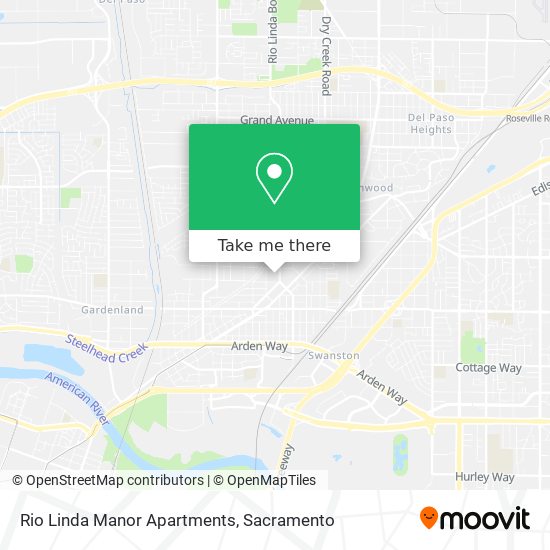 Mapa de Rio Linda Manor Apartments