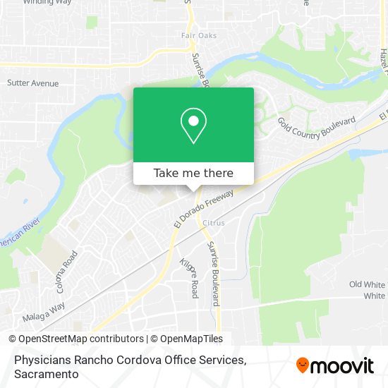 Mapa de Physicians Rancho Cordova Office Services