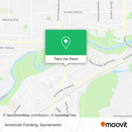 American Funding map