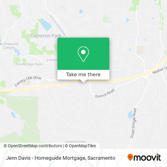 Mapa de Jenn Davis - Homeguide Mortgage