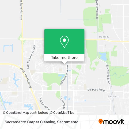 Mapa de Sacramento Carpet Cleaning