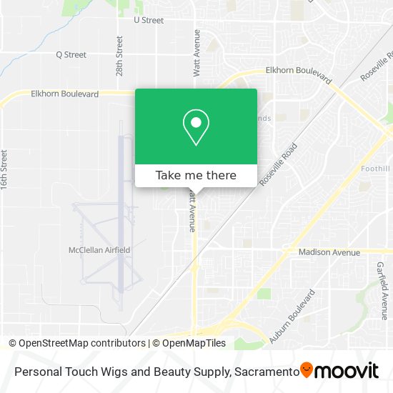 Personal Touch Wigs and Beauty Supply map