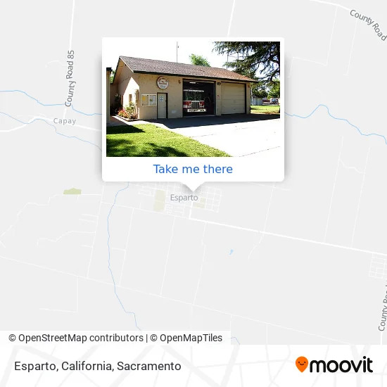 Mapa de Esparto, California