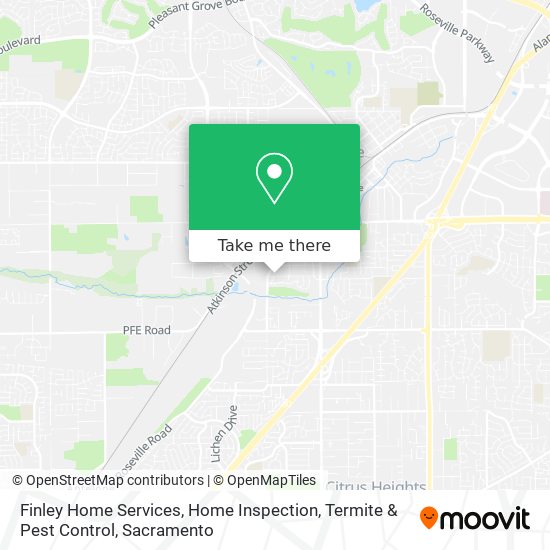 Finley Home Services, Home Inspection, Termite & Pest Control map