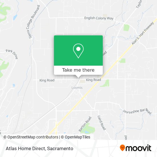Atlas Home Direct map