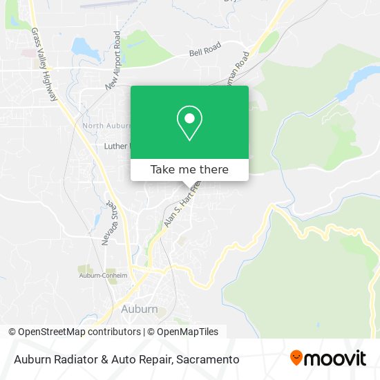 Auburn Radiator & Auto Repair map