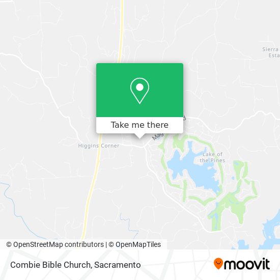 Combie Bible Church map