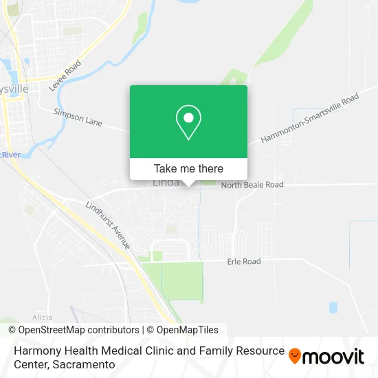Harmony Health Medical Clinic and Family Resource Center map