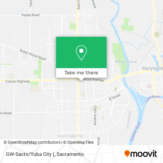Mapa de GW-Sacto/Yuba City