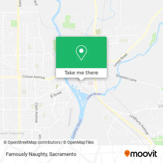 Mapa de Famously Naughty