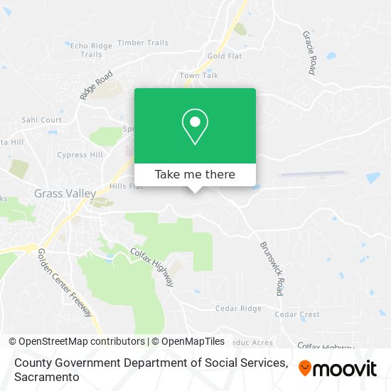 County Government Department of Social Services map