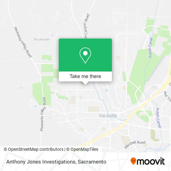 Anthony Jones Investigations map