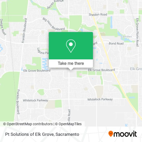 Mapa de Pt Solutions of Elk Grove