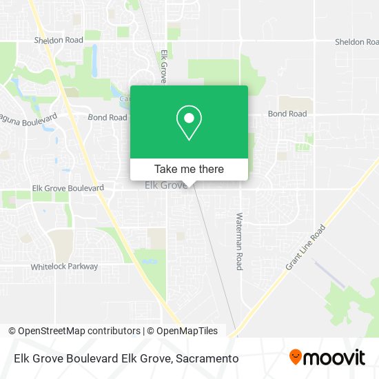 Elk Grove Boulevard Elk Grove map