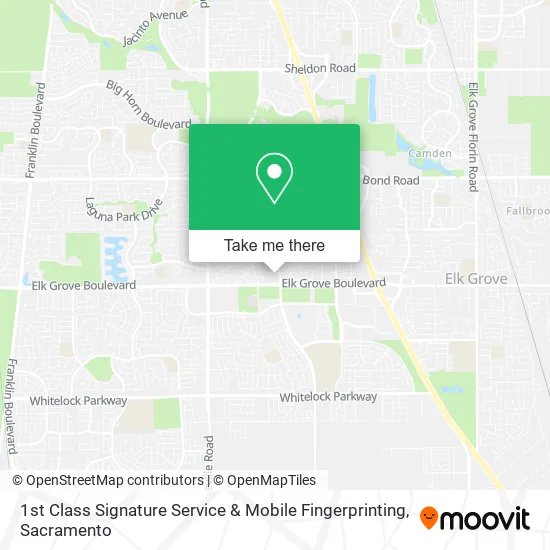 1st Class Signature Service & Mobile Fingerprinting map