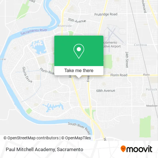 Mapa de Paul Mitchell Academy