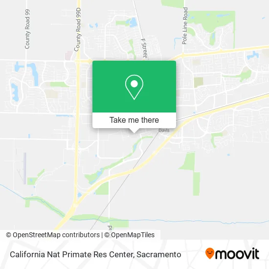 Mapa de California Nat Primate Res Center