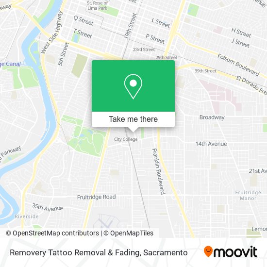 Removery Tattoo Removal & Fading map