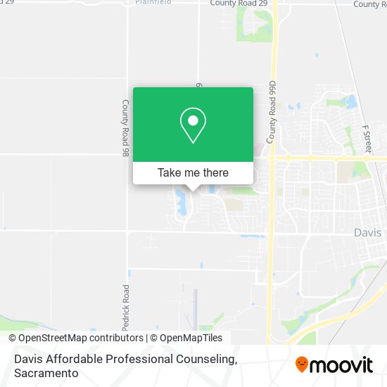 Davis Affordable Professional Counseling map