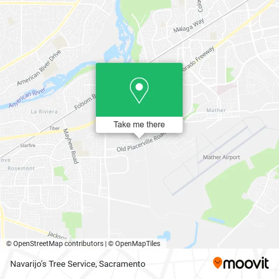 Navarijo's Tree Service map