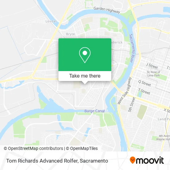 Tom Richards Advanced Rolfer map