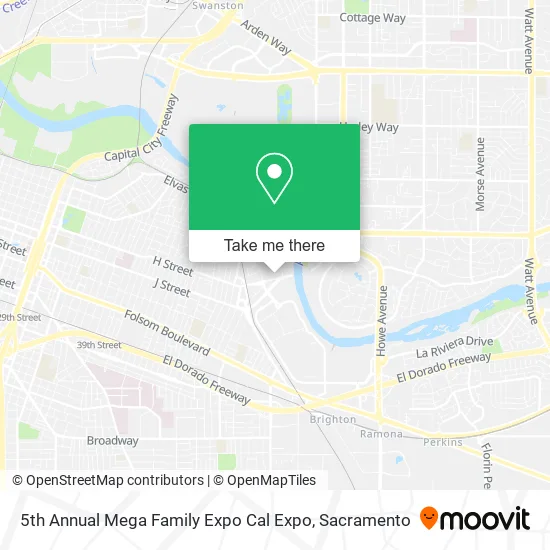 5th Annual Mega Family Expo Cal Expo map