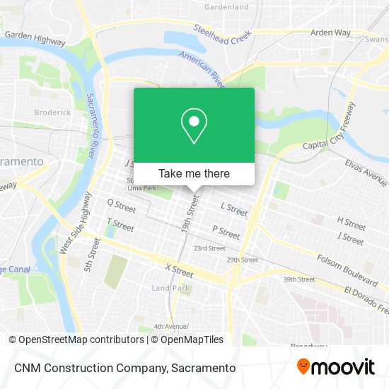 Mapa de CNM Construction Company