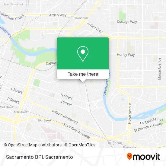 Sacramento BPI map