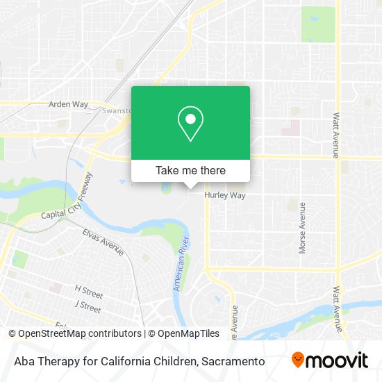 Aba Therapy for California Children map