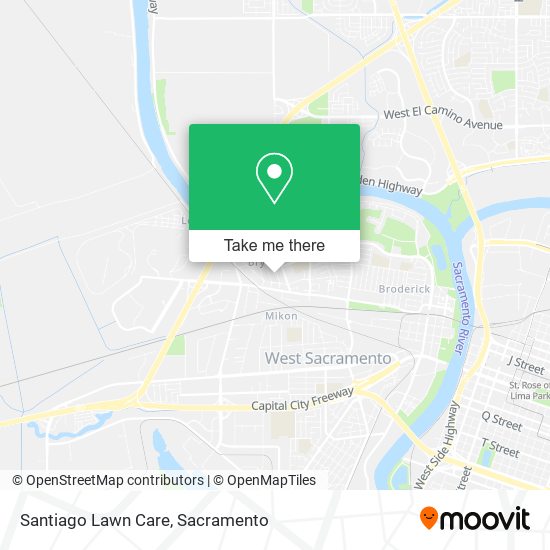 Santiago Lawn Care map