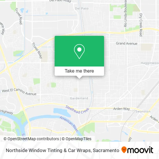 Northside Window Tinting & Car Wraps map