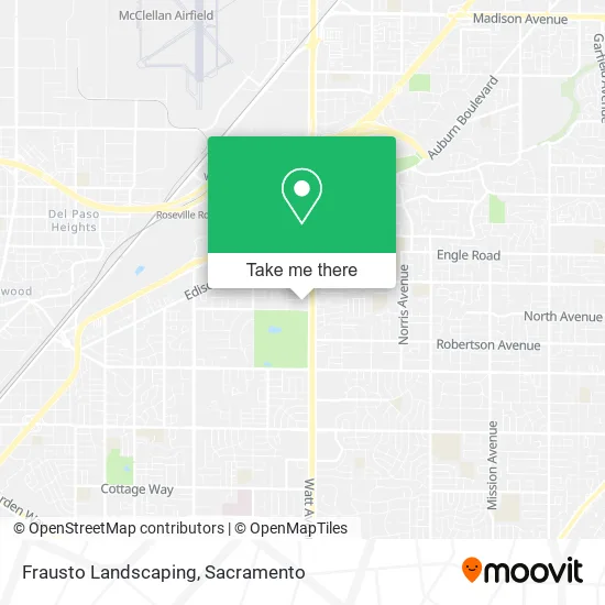 Frausto Landscaping map